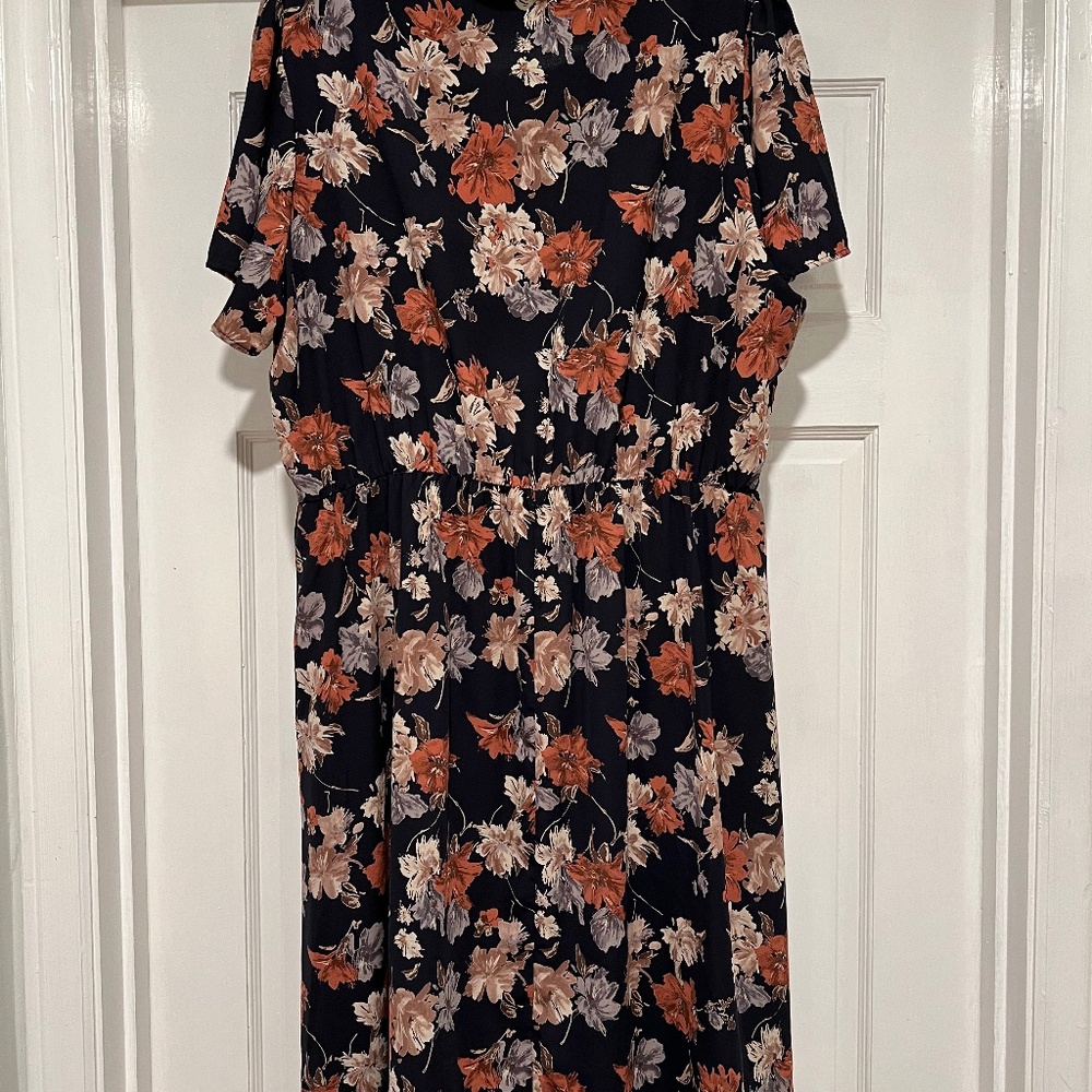 Mari Skye Women’s vintage style collared dress women’s 2x